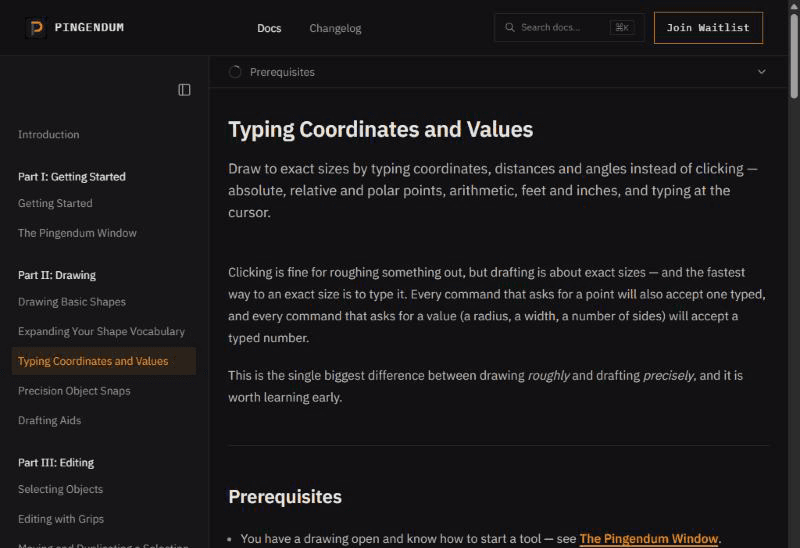 Pingendum Docs